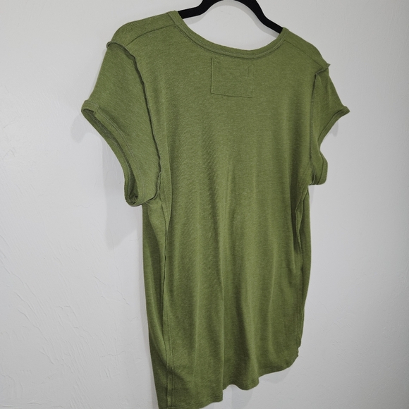 NWT! We The Free People Shirt Moss Green Women's Extra Large XL Top NEW! - Picture 11 of 15
